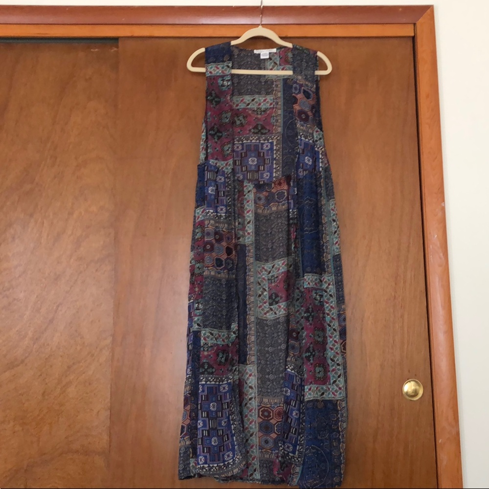 Sans Souci Blue and purple cover-up/duster